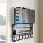 [Llevá 2 Pagá 1] Organizador de Baño Multifuncional de Acero Inoxidable con Instalación por Sellado al Vacío +REGALO: 2 Soportes de Baño