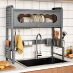 Escurridor Multifuncional Completo en Acero Inoxidable EasyHome + REGALO: Kit de Utensilios de Cocina