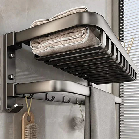 [Llevá 2 Pagá 1] Organizador de Baño Multifuncional de Acero Inoxidable con Instalación por Sellado al Vacío +REGALO: 2 Soportes de Baño