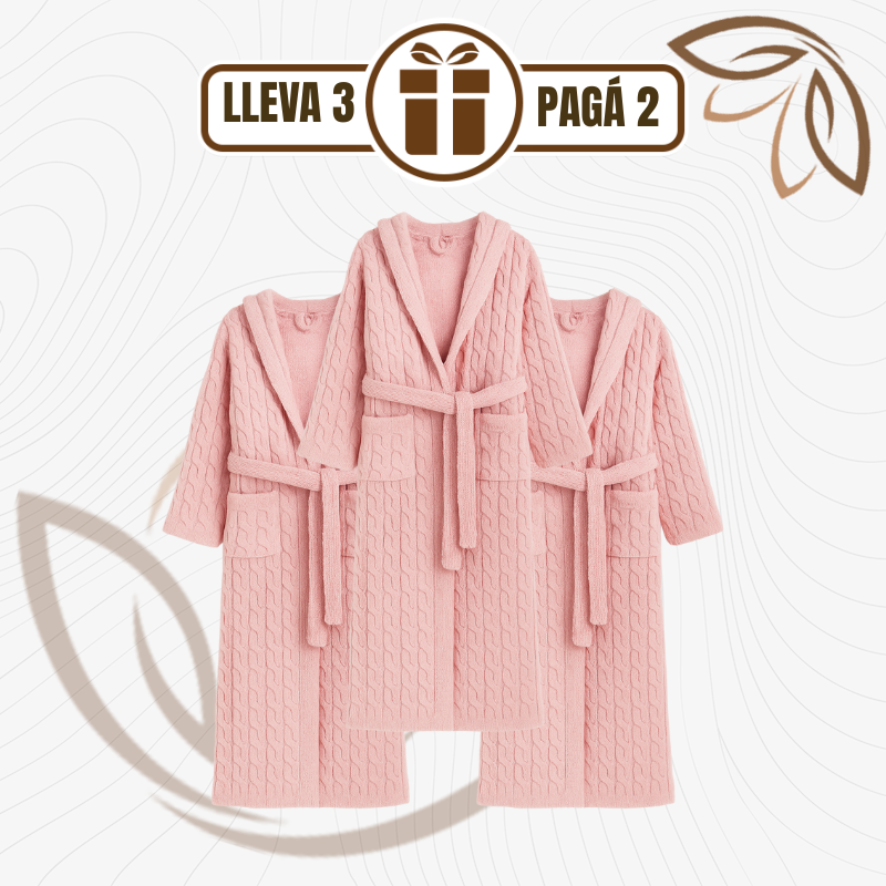[Leve 3 e Pague 2] Roupão Feminino Aveludado Velvet 100% Algodão | Conforto e Elegância para o Inverno