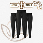 [Llevá 3 Pagá 2] Pantalón Lana en Tejido de Algodón y Poliéster con Interior de Peluche (Calentito, Elegante y Súper Cómodo!)