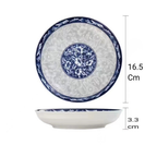 [Llevá 5 Pagá 3] Platos de Cerámica Resistente con Estampa Retro + REGALO: 5 Vasos de Vidrio
